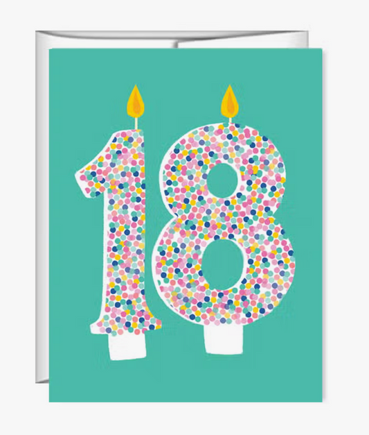 18 Candles, 18th Birthday Card