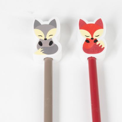Fox Pencil & Eraser