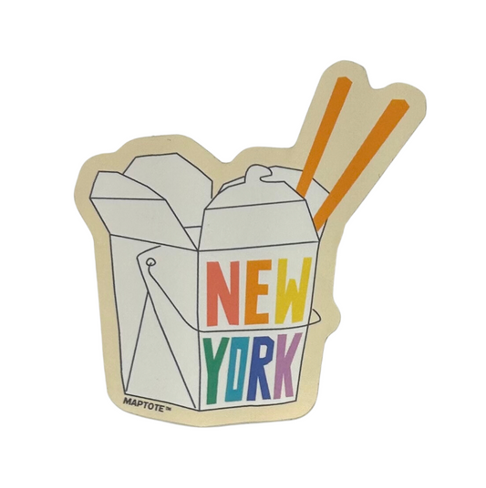 New York Take Out Box Sticker
