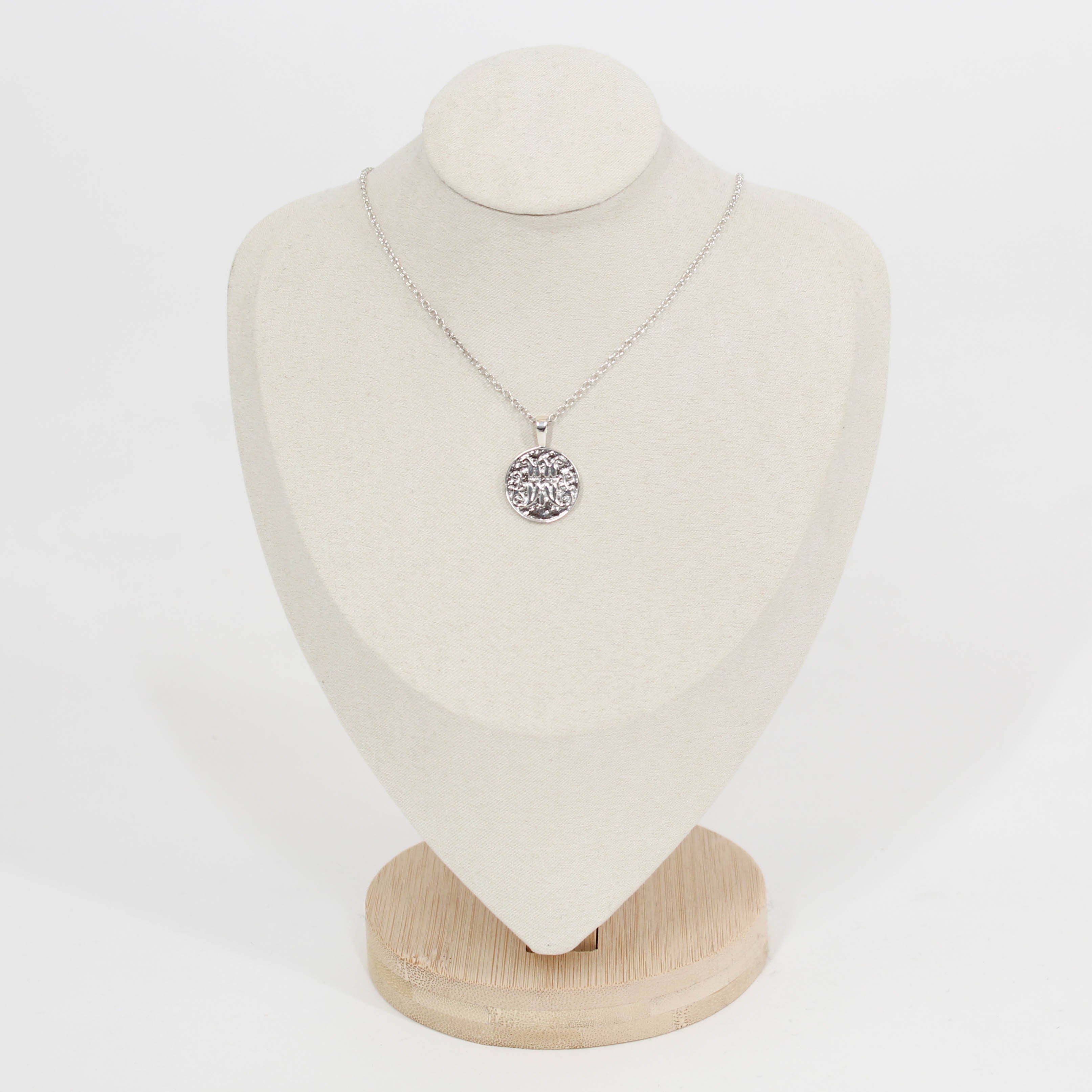 Scripted M Disc Necklace – Marist MPorium