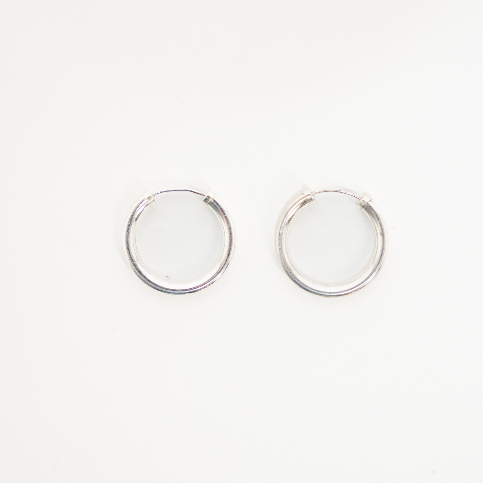 silver hoops
