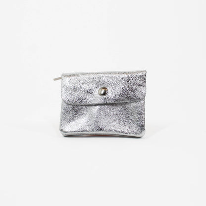 Silver Genuine Leather Wallet