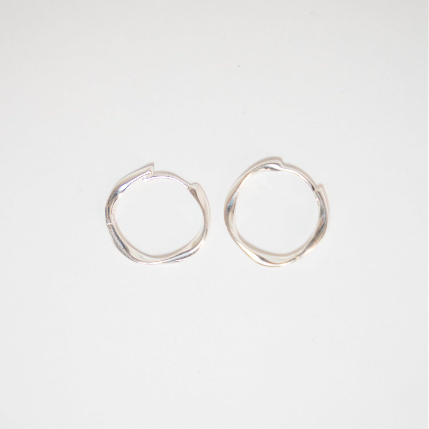 Silver Hoops