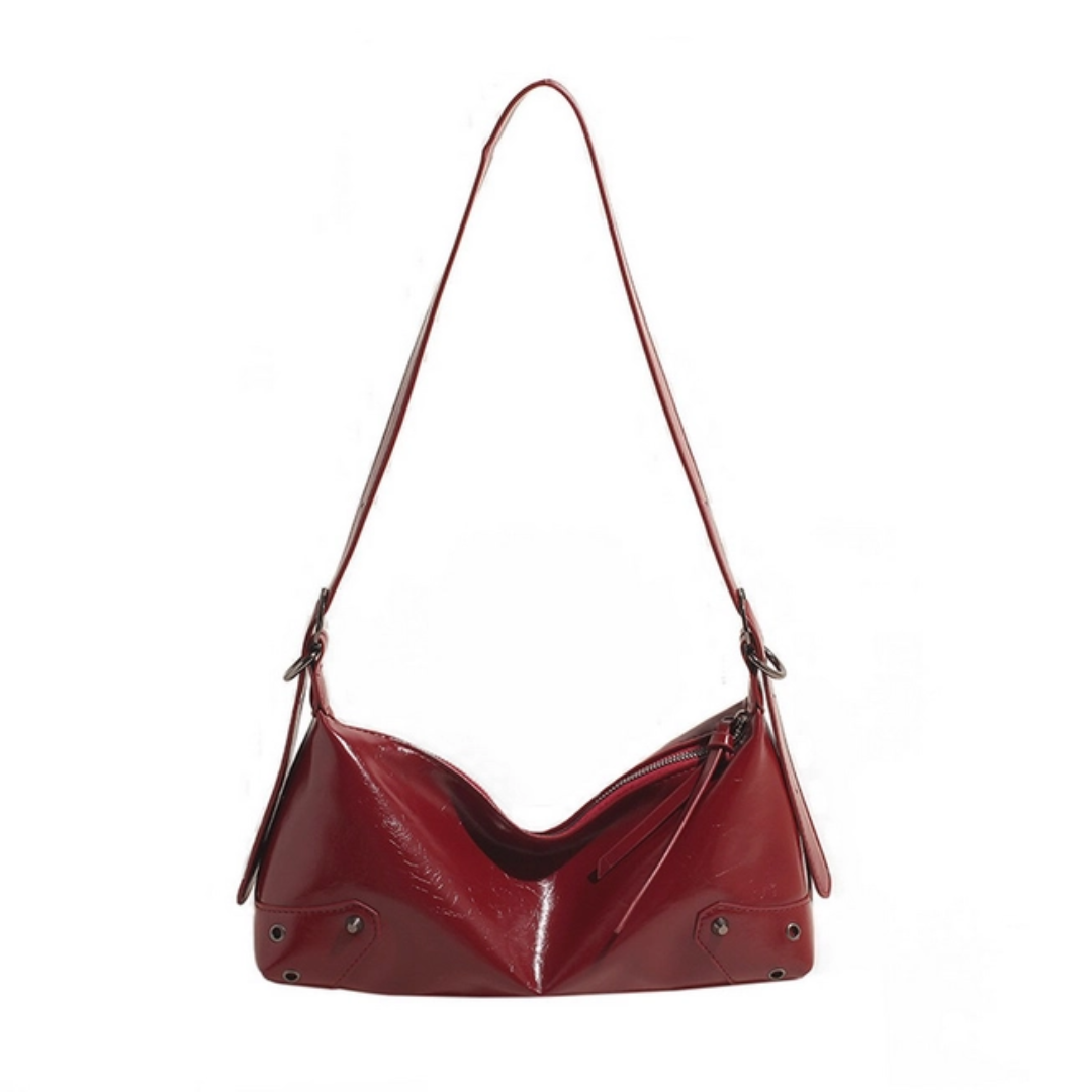 Simple Commuter Shoulder Bag, everyday leather shoulder bag