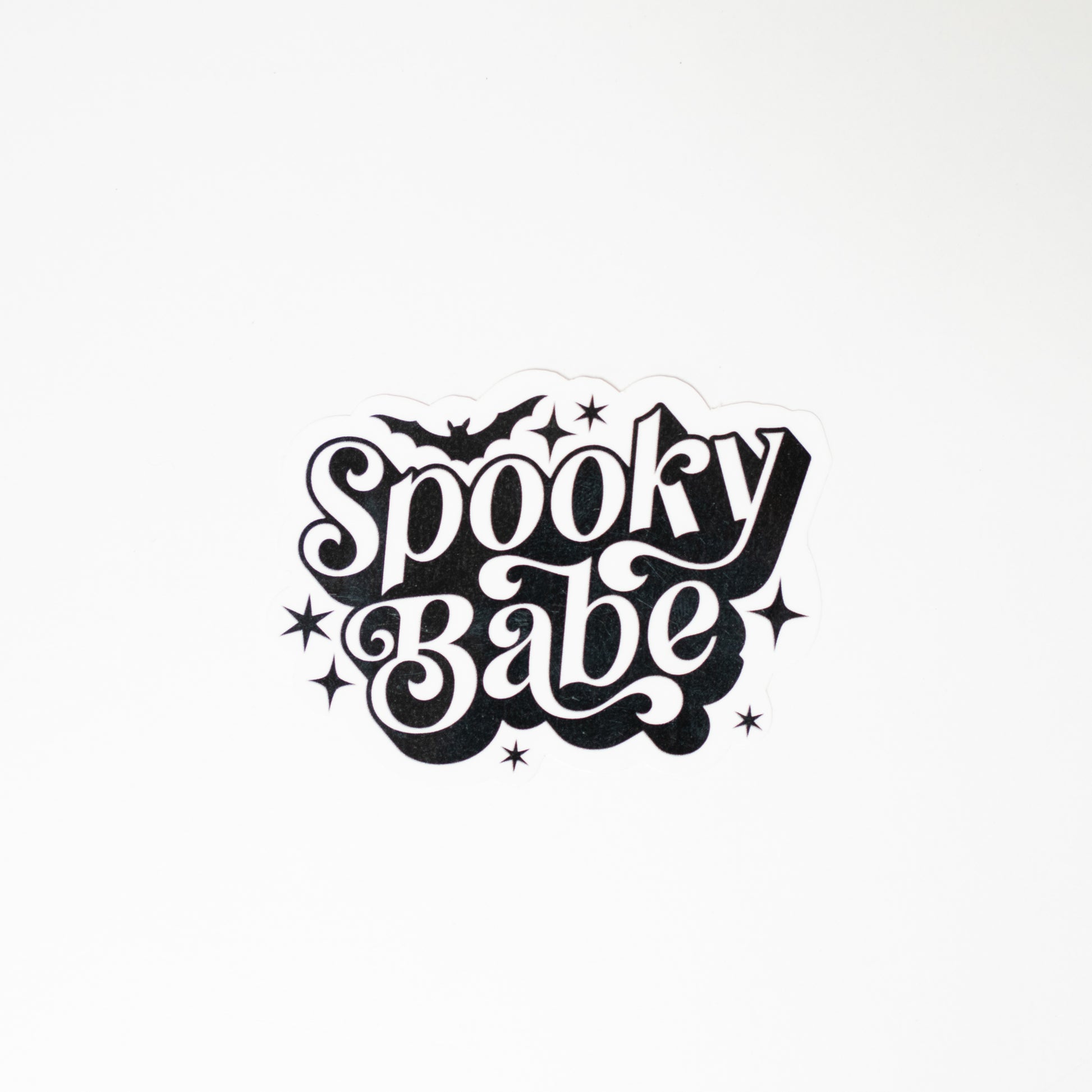 Spooky babe sticker