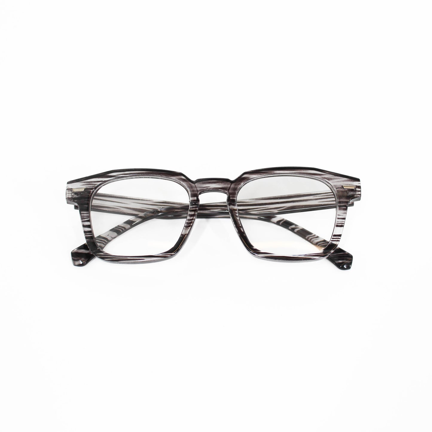 clear frame square blue light glasses