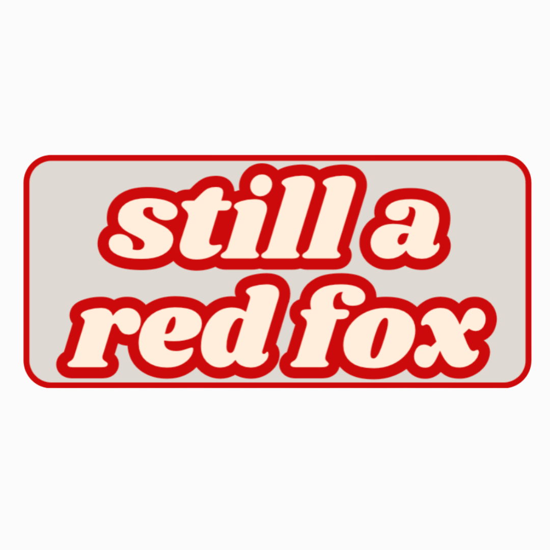 Still A Red Fox Sticker, marist red fox sticker