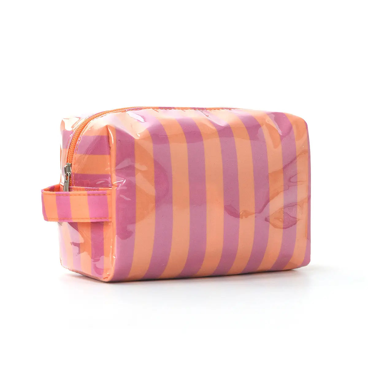 Striped Cosmetic Bag