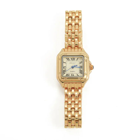 Sutton Luxe Watch gold on white background