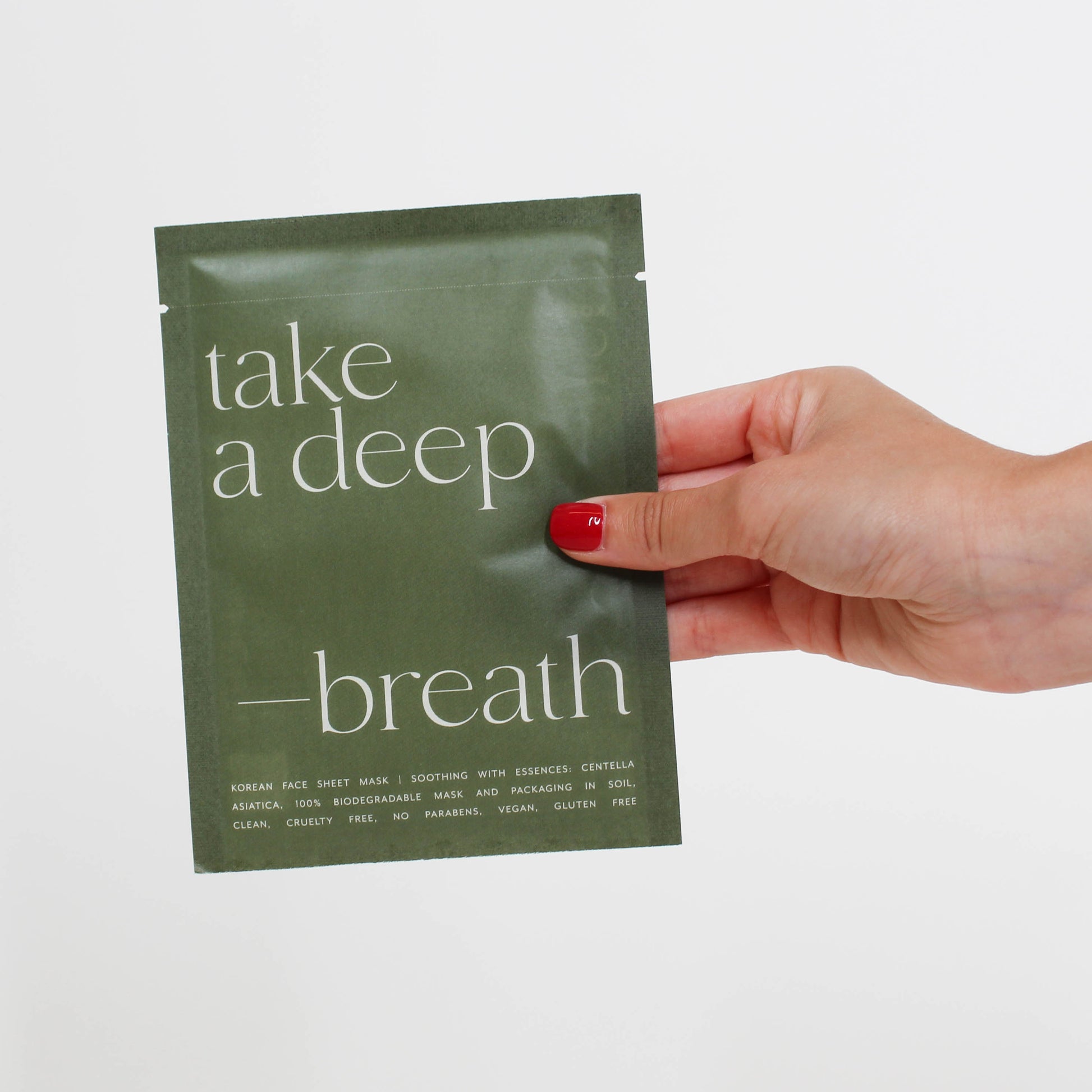 Take a Deep Breath Sheet Mask