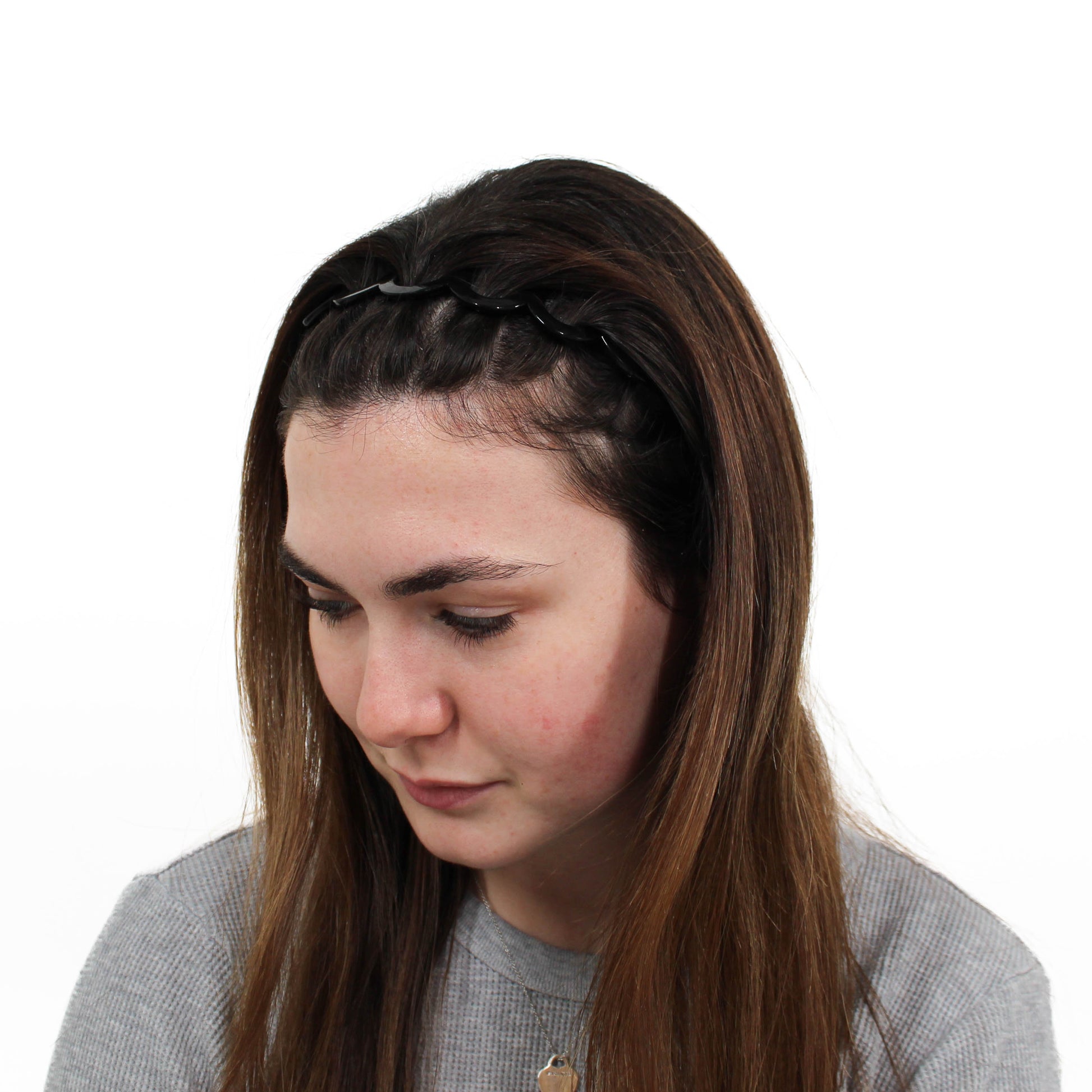 Wave Tooth Headband On