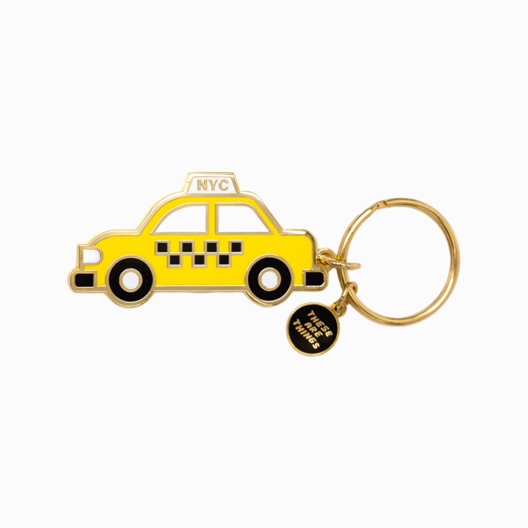 Nyc taxi keychain