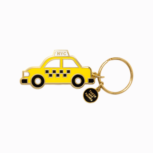 Nyc taxi keychain