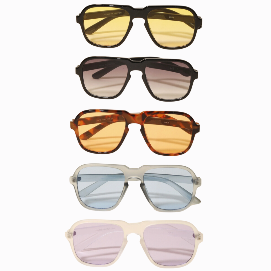 Large Square Acetate Sunglasses