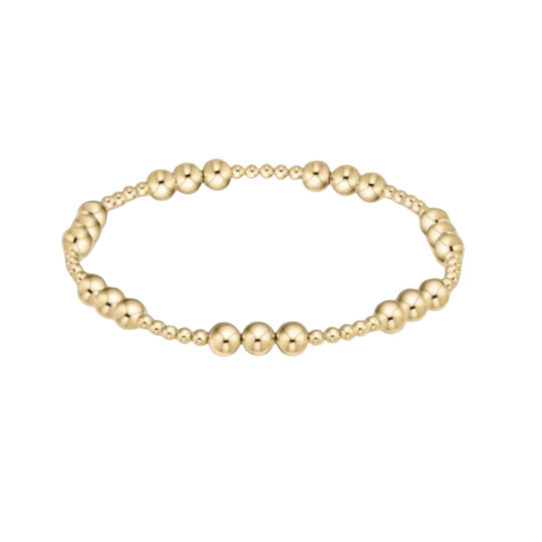 gold stretch waterproof bracelet