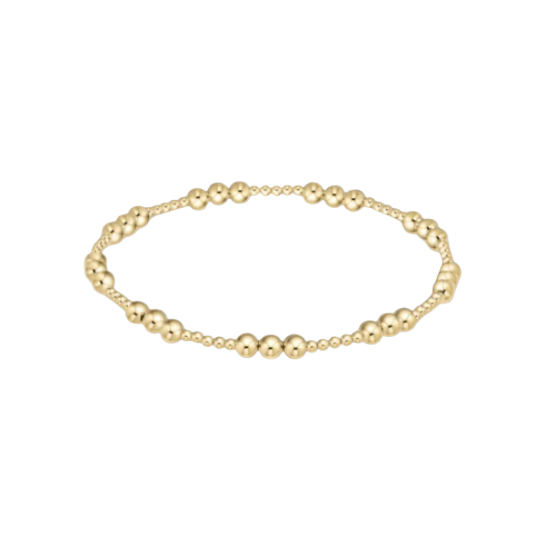 gold stretch waterproof bracelet