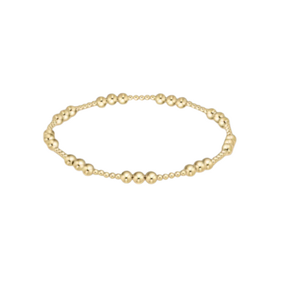 gold stretch waterproof bracelet