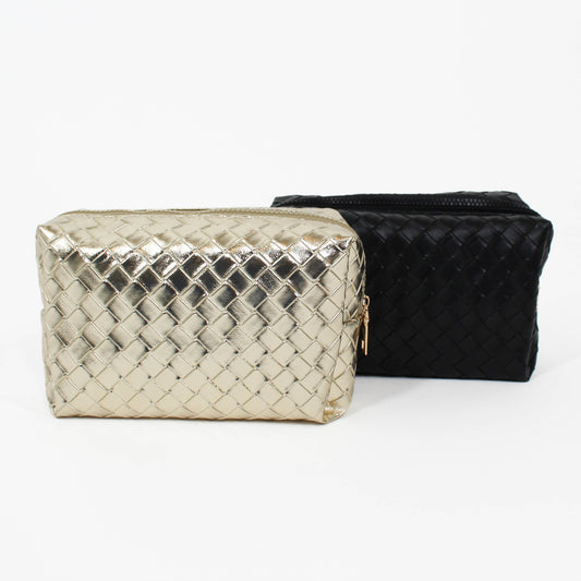 Woven Cosmetic Bag