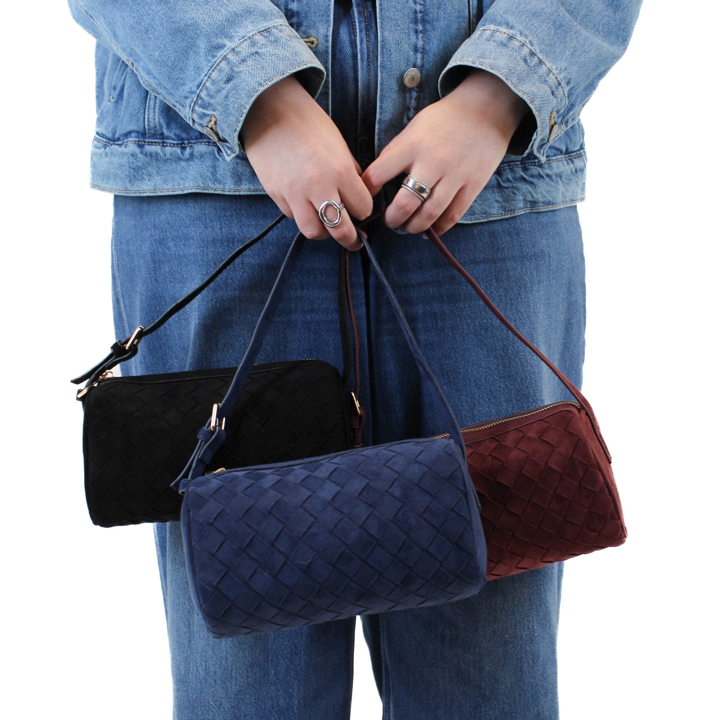 Woven Mini Shoulder Bag