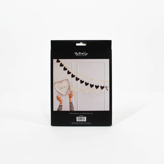 Glitter Heart Banner