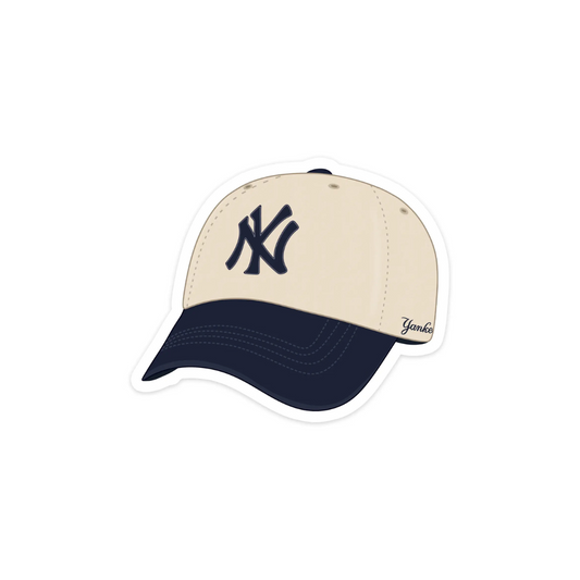 Yankee inspired sticker