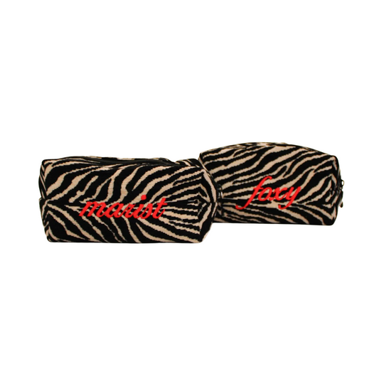 Zebra Cosmetic Bags