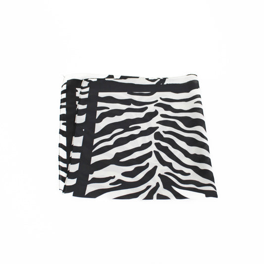 Zebra Print Square Scarf