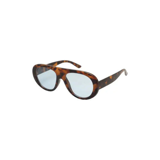 Oversized Tortoise Aviator Sunglasses