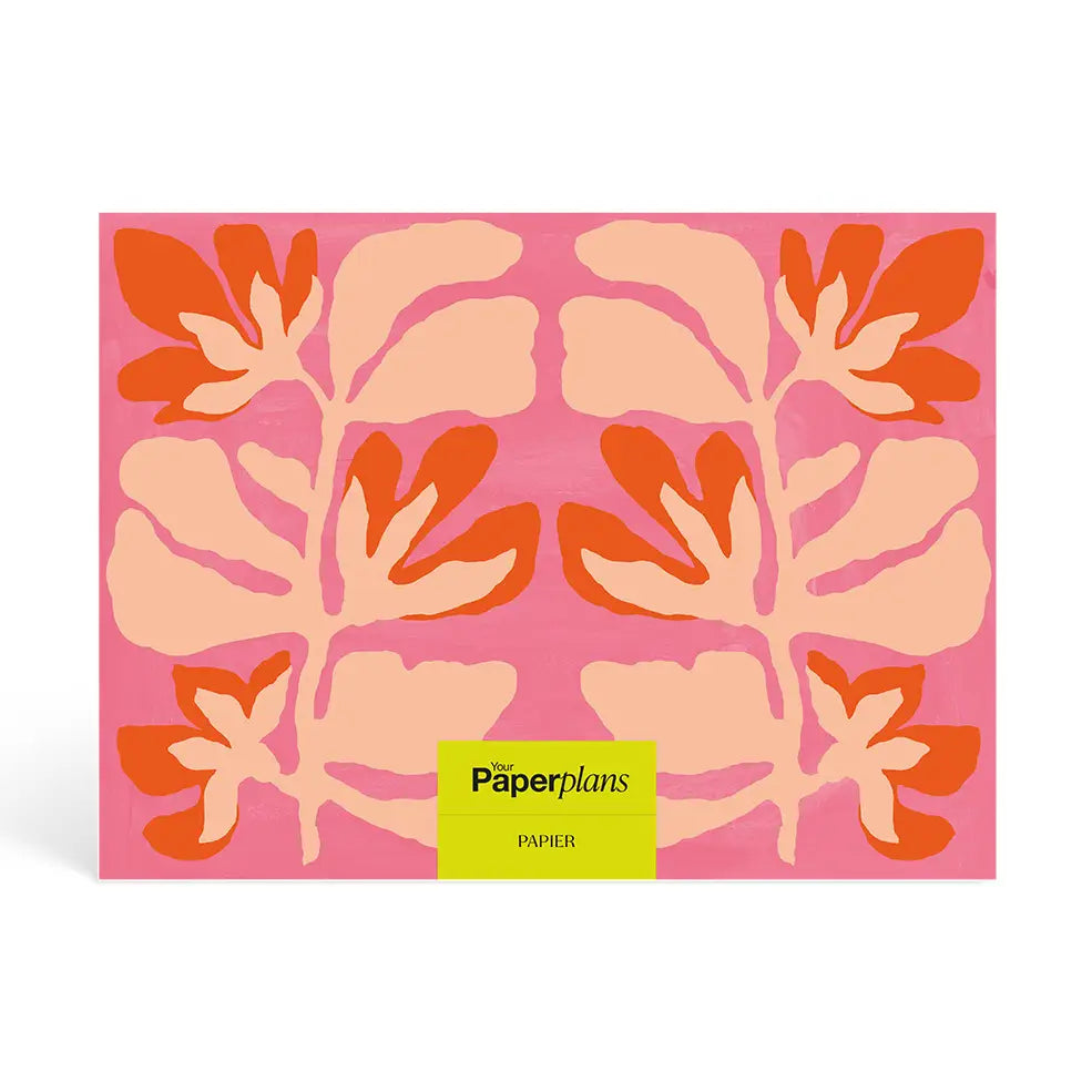Floral Weekly Desk Planner