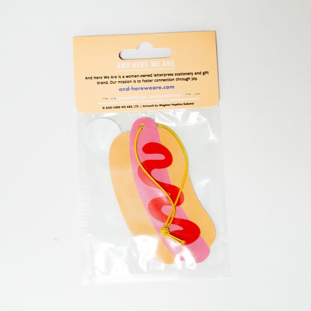 hot dog air freshener