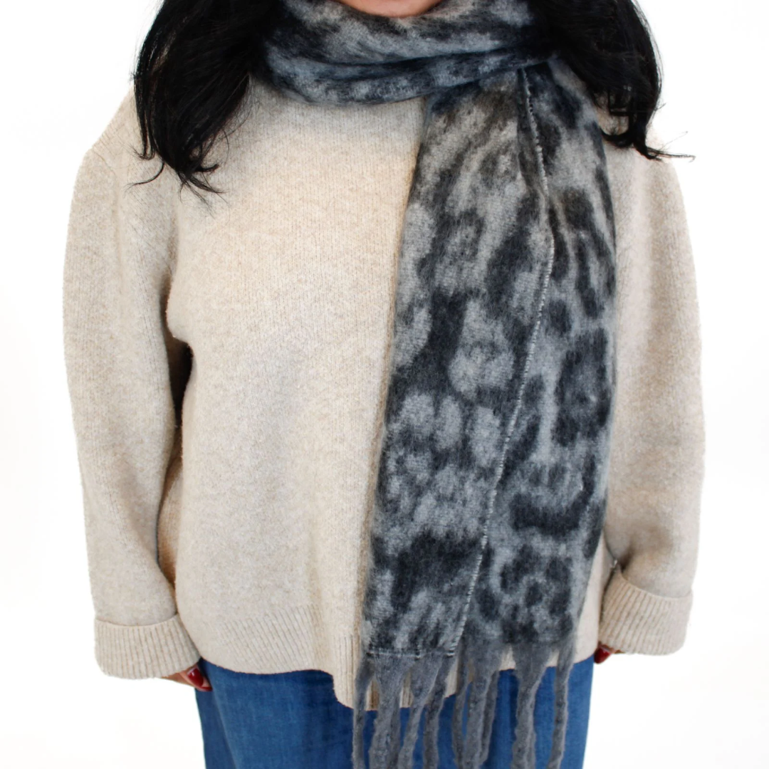 black scarf close