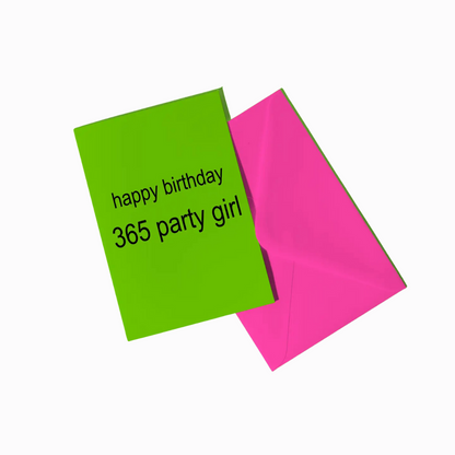 brat birthday card