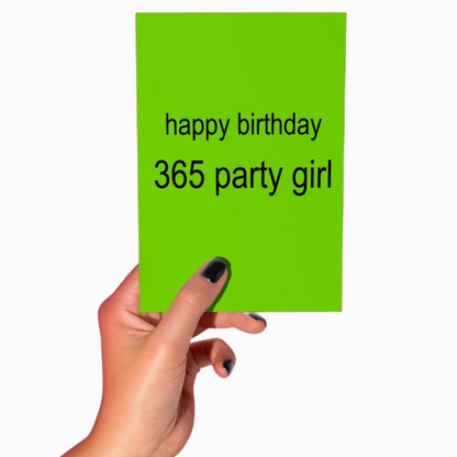 brat birthday card