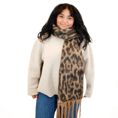 brown scarf