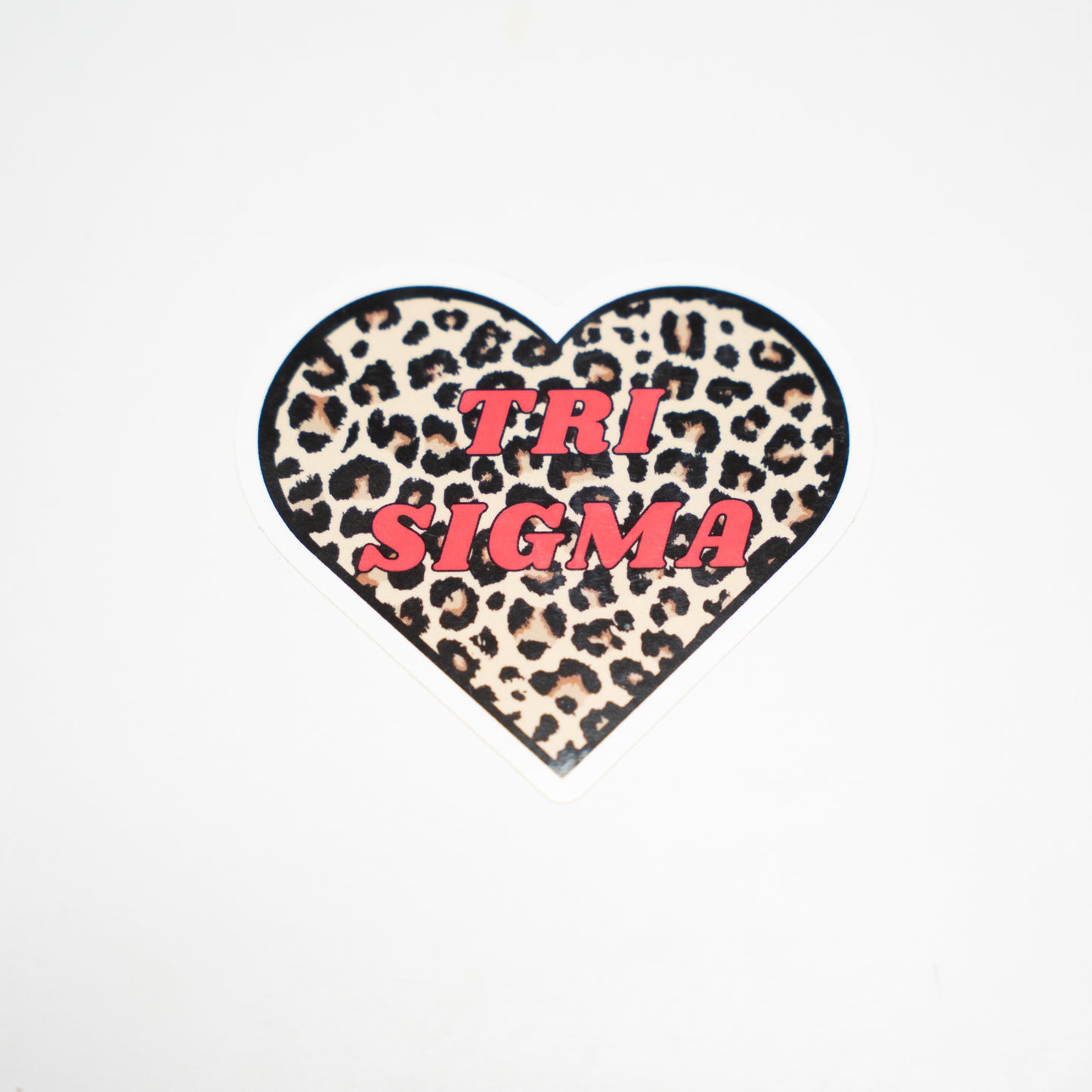 tri sigma sticker, cheetah sticker