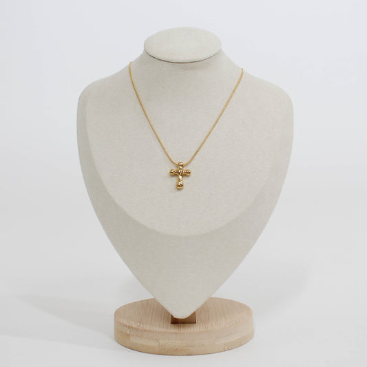 cross necklace gold