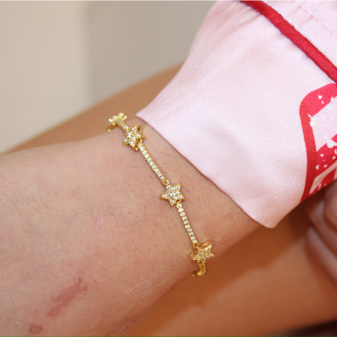 gold star bracelet