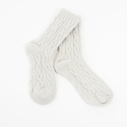 grey knit socks 