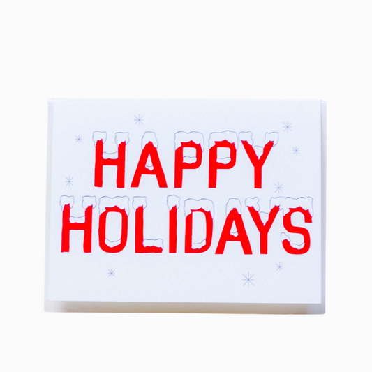 happy holidays card