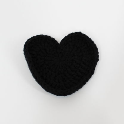 pixi heart coaster black