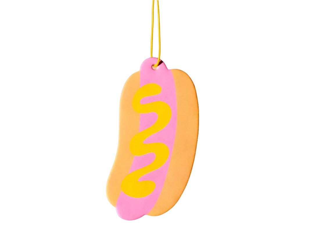 hot dog car air freshener