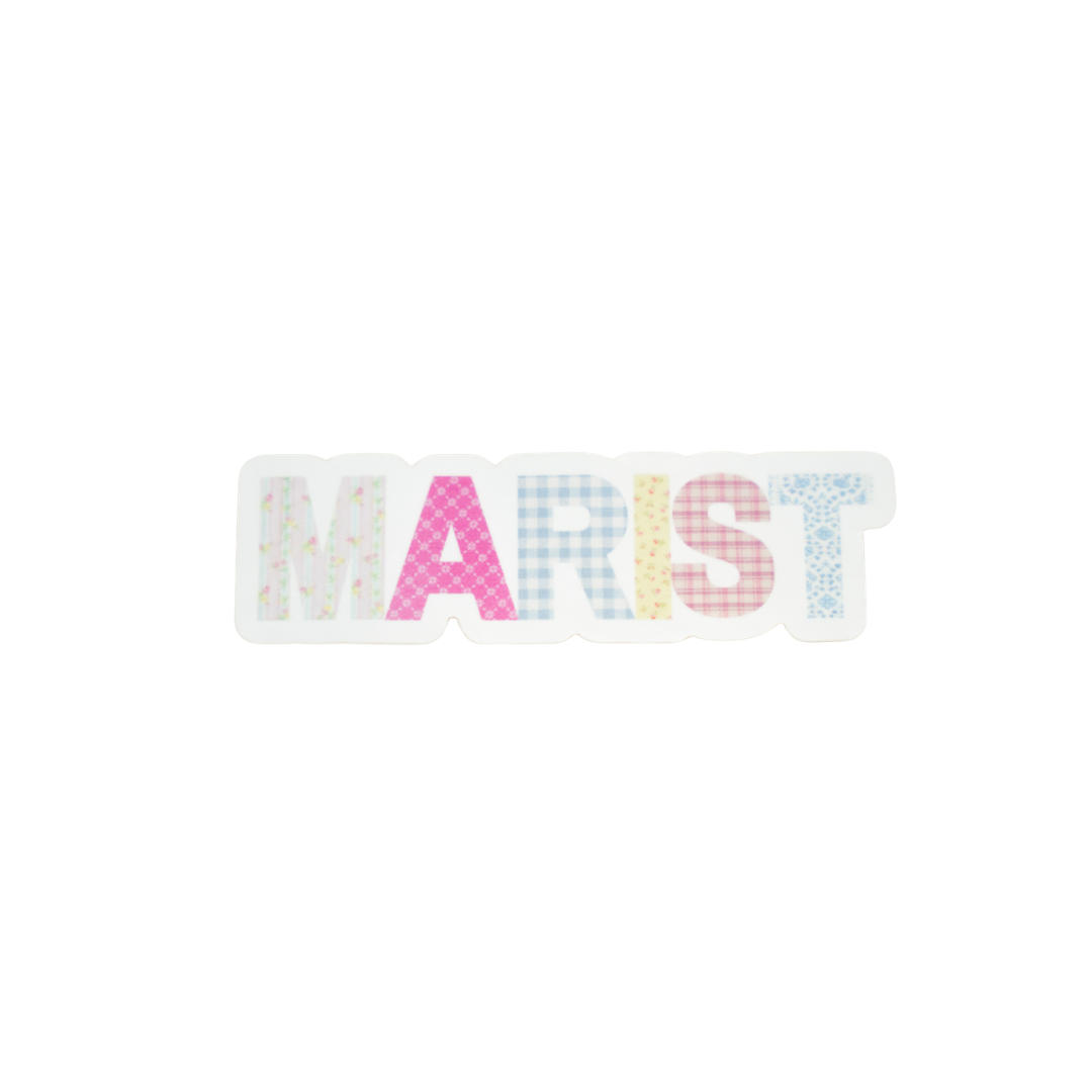 marist patchwork sticker