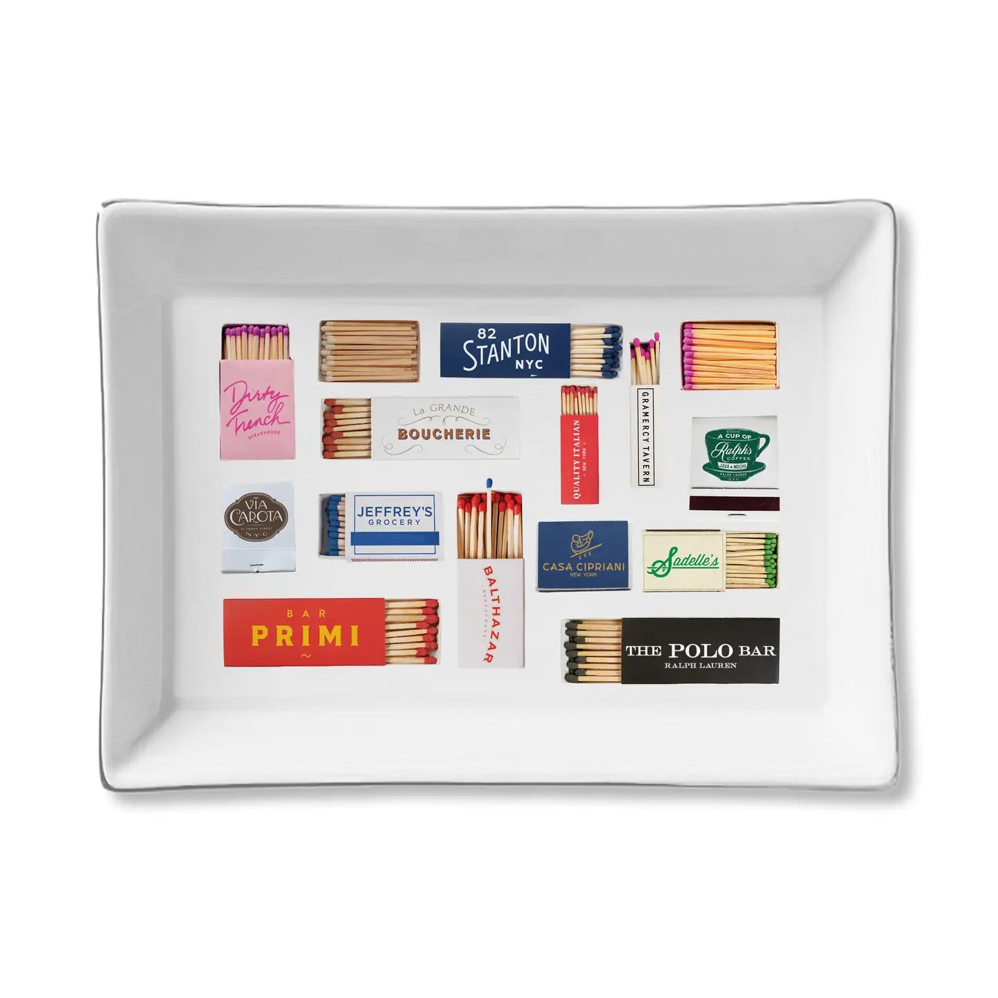 matches tray 