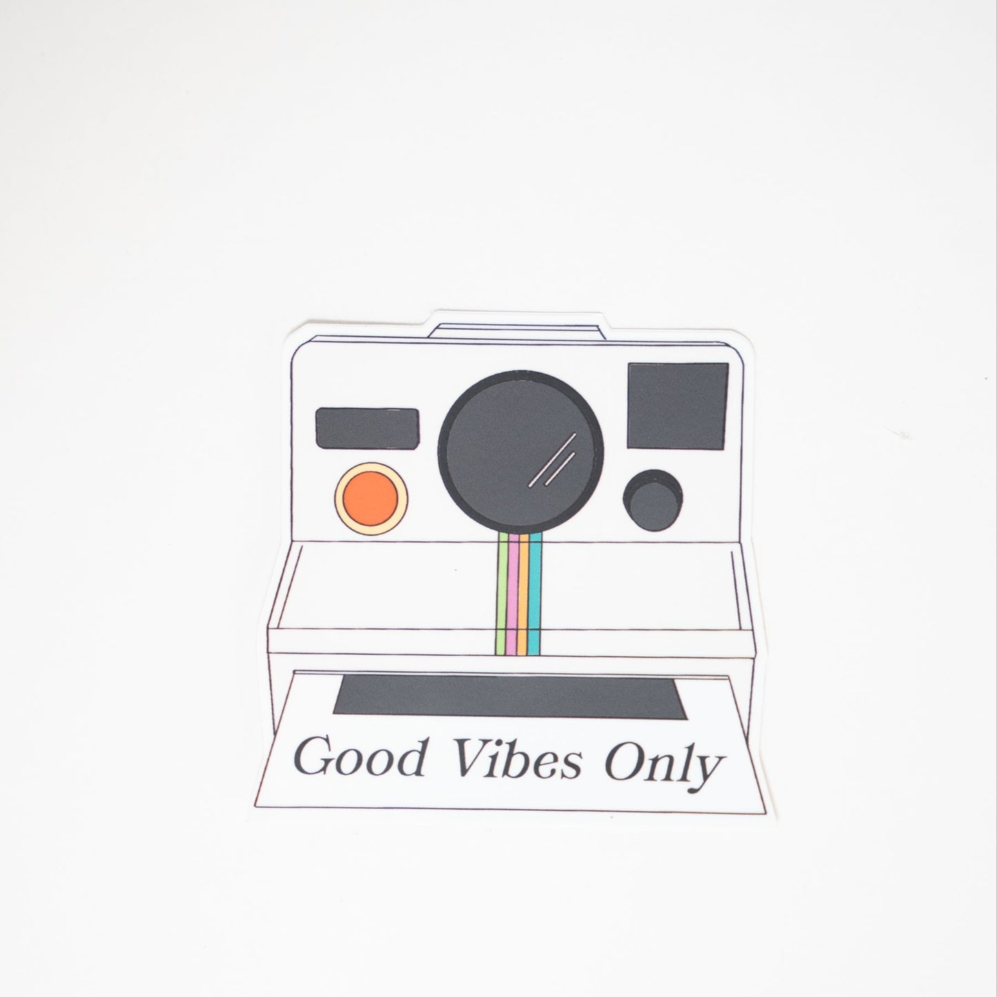 good vibes only, sticker