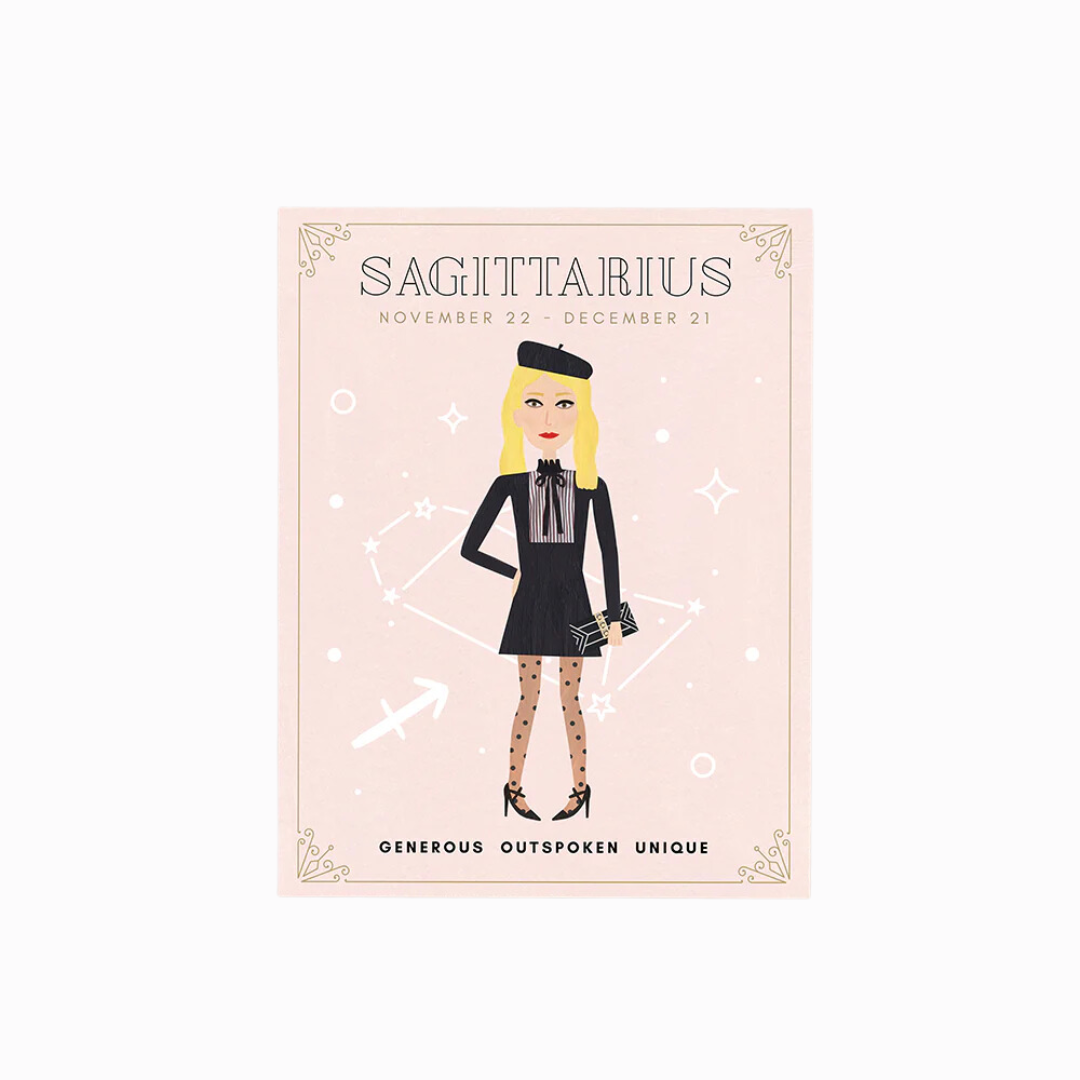 sagittarius birthday card