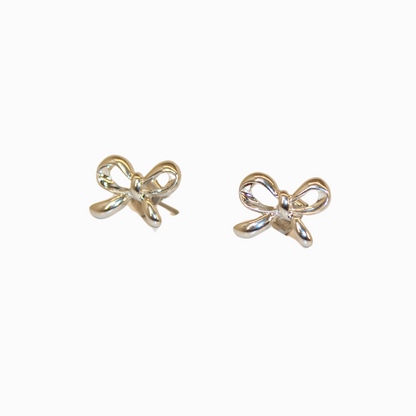 Ribbon Bow Stud Earrings