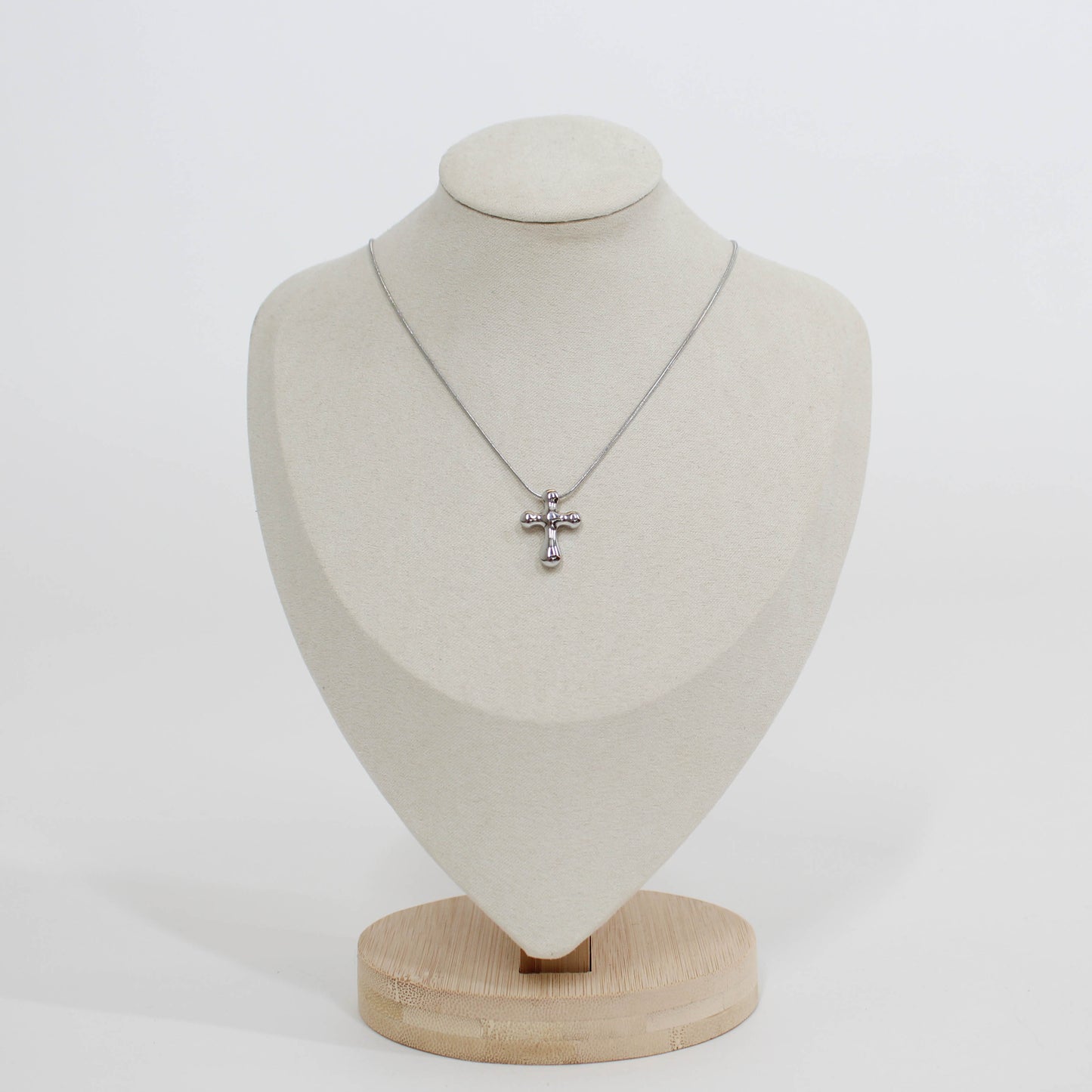 cross necklace silver