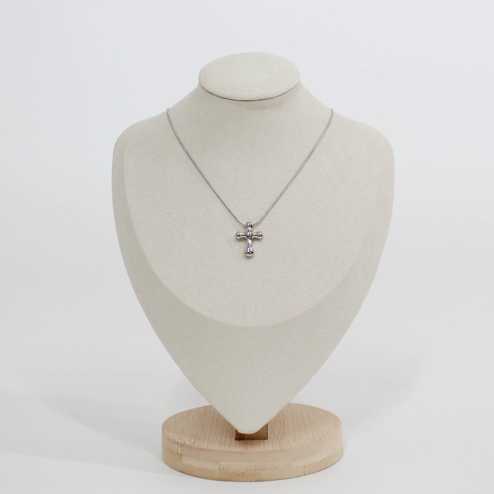 cross necklace silver