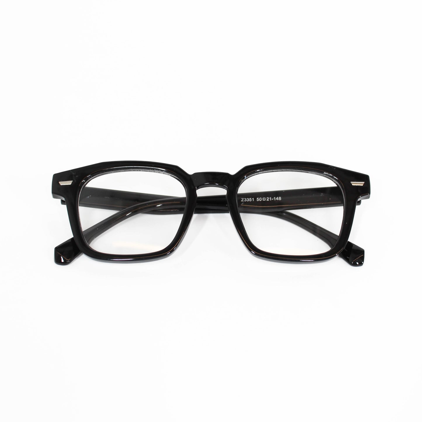 black square blue light glasses