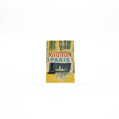 Paris Outdoor Cafe Postcard